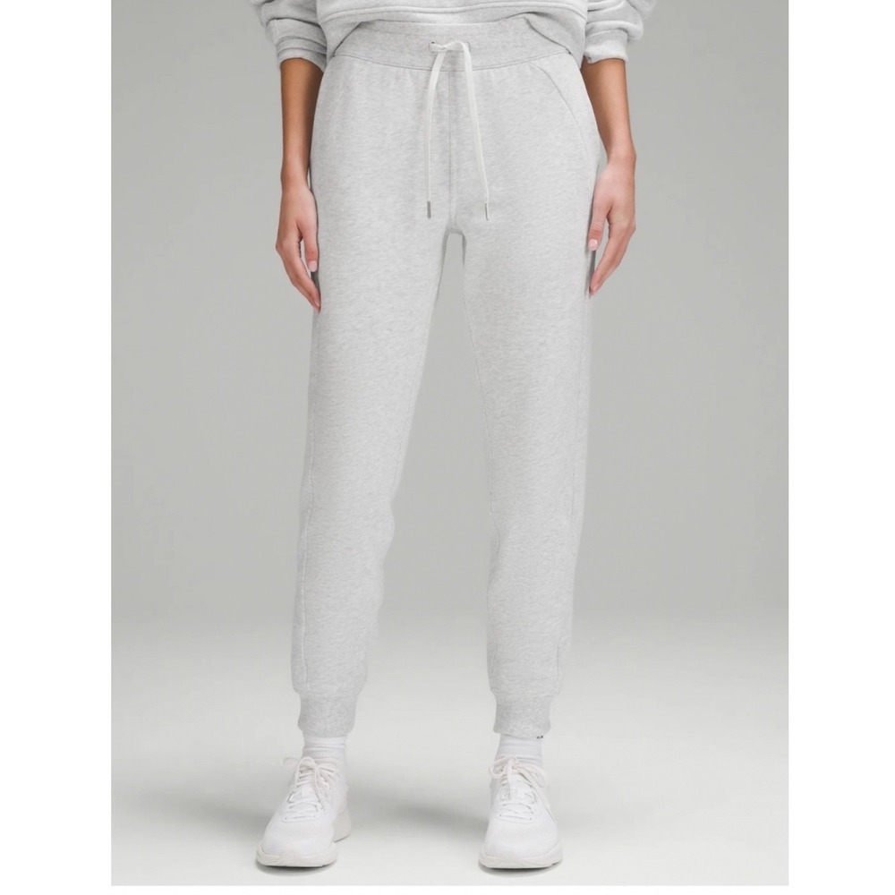 Lululemon High Rise Joggers 6 Heather Gray